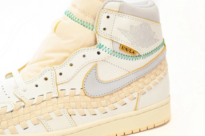 One Kick Bephie's Supply Jordan Union Woven Sail SP FD2565-100 1 High OG Retro Beauty 0727